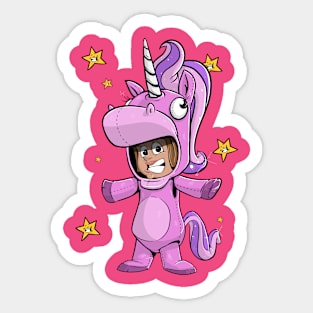 Be your best Unicorn Sticker